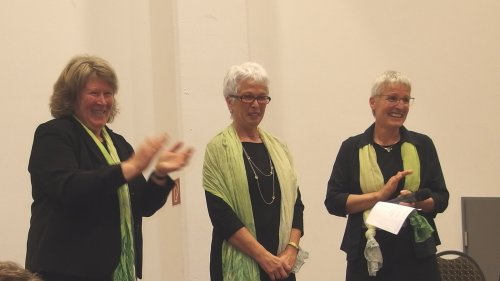 Das Führungs-Trio der Gmünder KreislandFrauen, v.l. Doris Kurz, Gabi Müller und Ursula Schabel