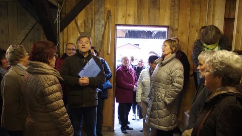 Das Museumsteam Amalienhof führte Eschacher LandFrauen zurück in die Vergangenheit